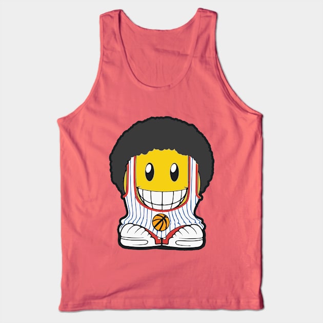 Basketball Smiley Tank Top by slice_of_pizzo